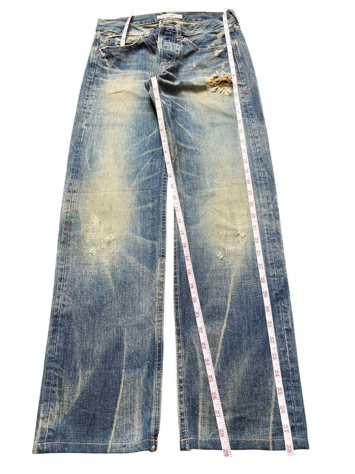 Edwin Vintage Domingo Mud Wash Distressed Jeans Size 27" / US 4 / IT 40 - 7 Thumbnail