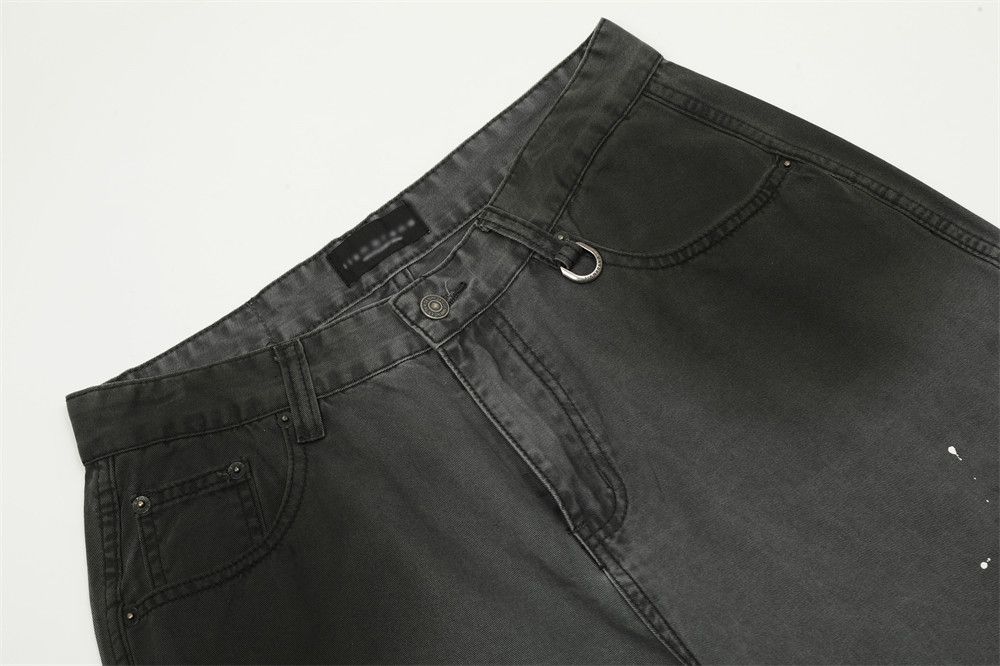 Japanese Brand × Jean Distressed punk washed gradient loose straight jeans Size US 32 / EU 48 - 6 Thumbnail