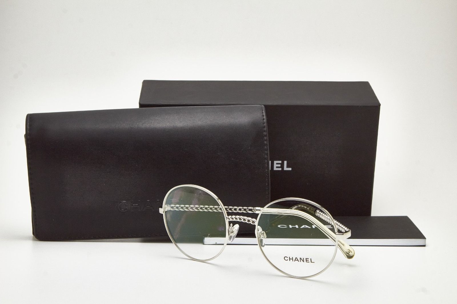 Chanel CHANEL 2186 c.124 51*21 Round Silver Chain Eyeglasses Size ONE SIZE - 6 Thumbnail