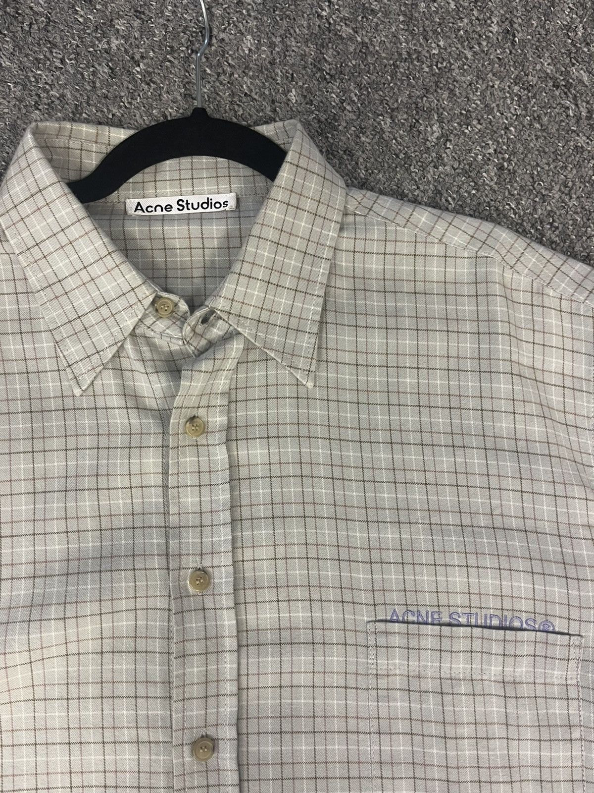 Acne Studios Acne studios rare super check shirt Size US L / EU 52-54 / 3 - 4 Thumbnail