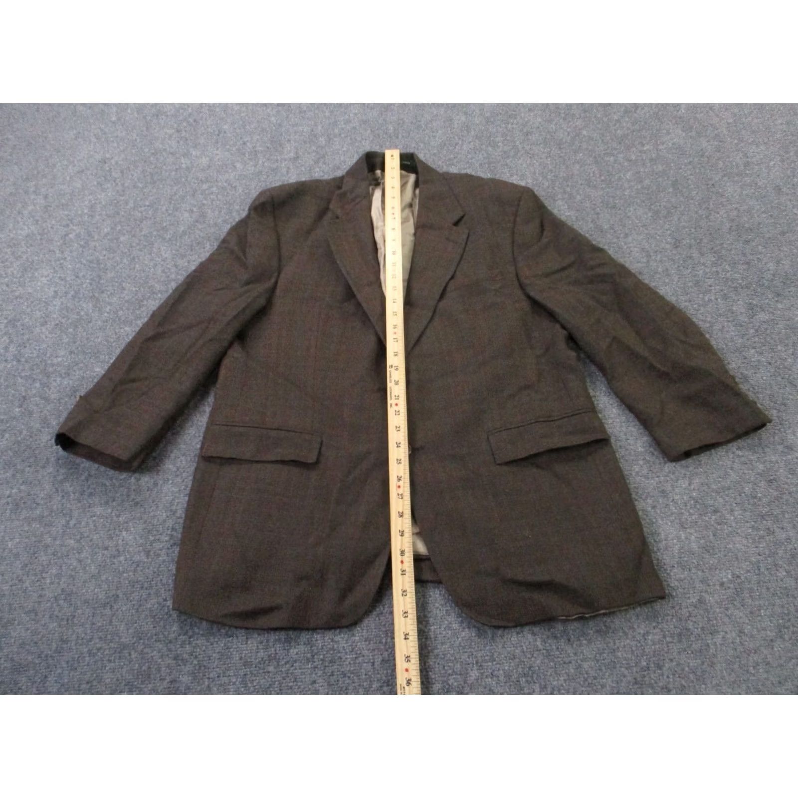Ralph Lauren Ralph Lauren Jacket Mens 43R Brown Wool Sport Blazer Coat Business Lord Taylor Jacket Mens 43 Brown Wool Sports Blazer Size 46R - 3 Thumbnail