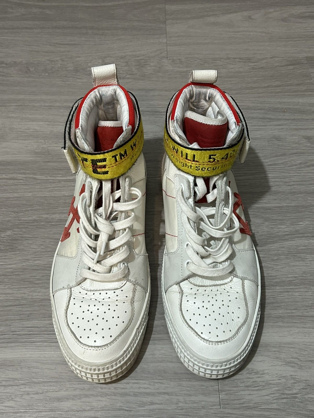 Off-White Virgil Abloh Off-White 3.0 High Arrows Sneaker Size 9 Size US 9 / EU 42 - 3 Thumbnail