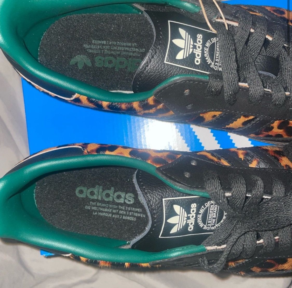 Adidas adidas Samba OG Black Green Leopard Size US 7.5 / IT 37.5 - 3 Thumbnail