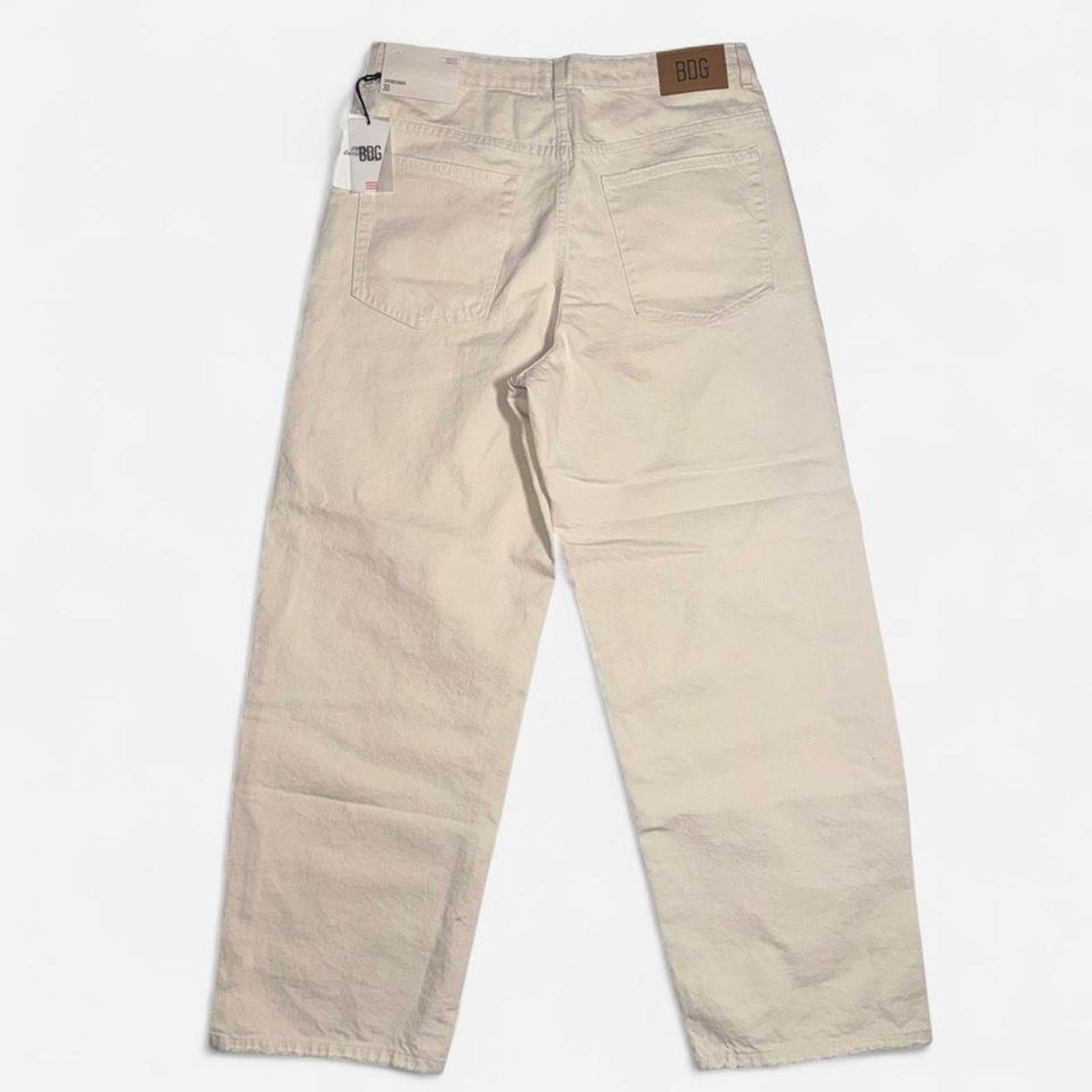 Bdg Bdg cream baggy jeans size Size 33" - 2 Thumbnail