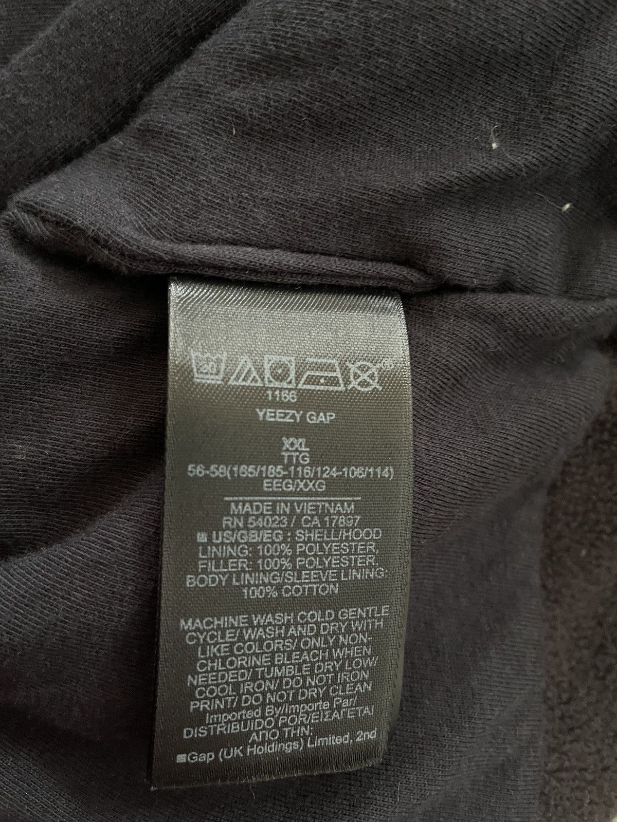 Gap × Kanye West NOT LAA Yeezy Gap Hoodie Fleece Polar Padded Size US XXL / EU 58 / 5 - 6 Thumbnail