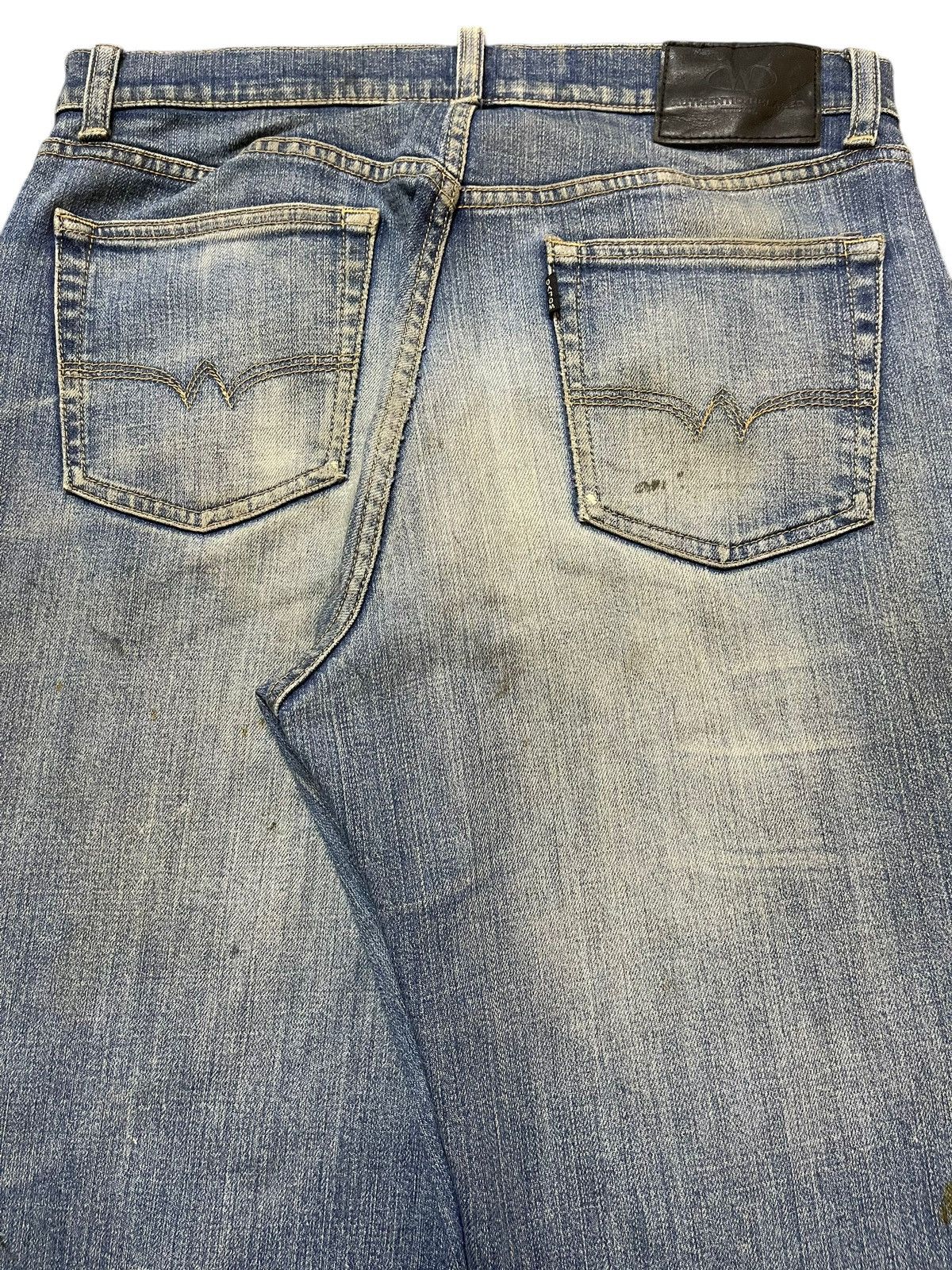 JNCO Vintage Japanese Brand Mud Faded Wash Style Baggy Jeans Size US 31 - 6 Thumbnail