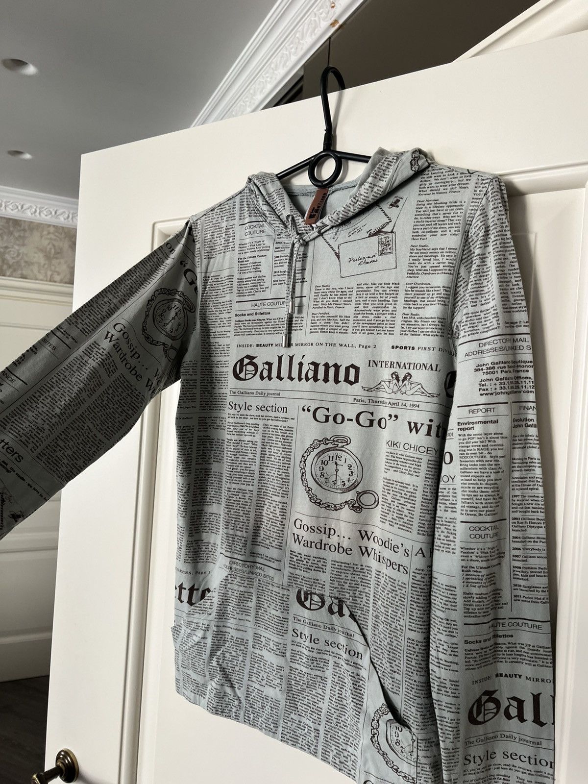 John Galliano John Galliano Gazette Hoodie Size US XS / EU 42 / 0 - 9 Thumbnail