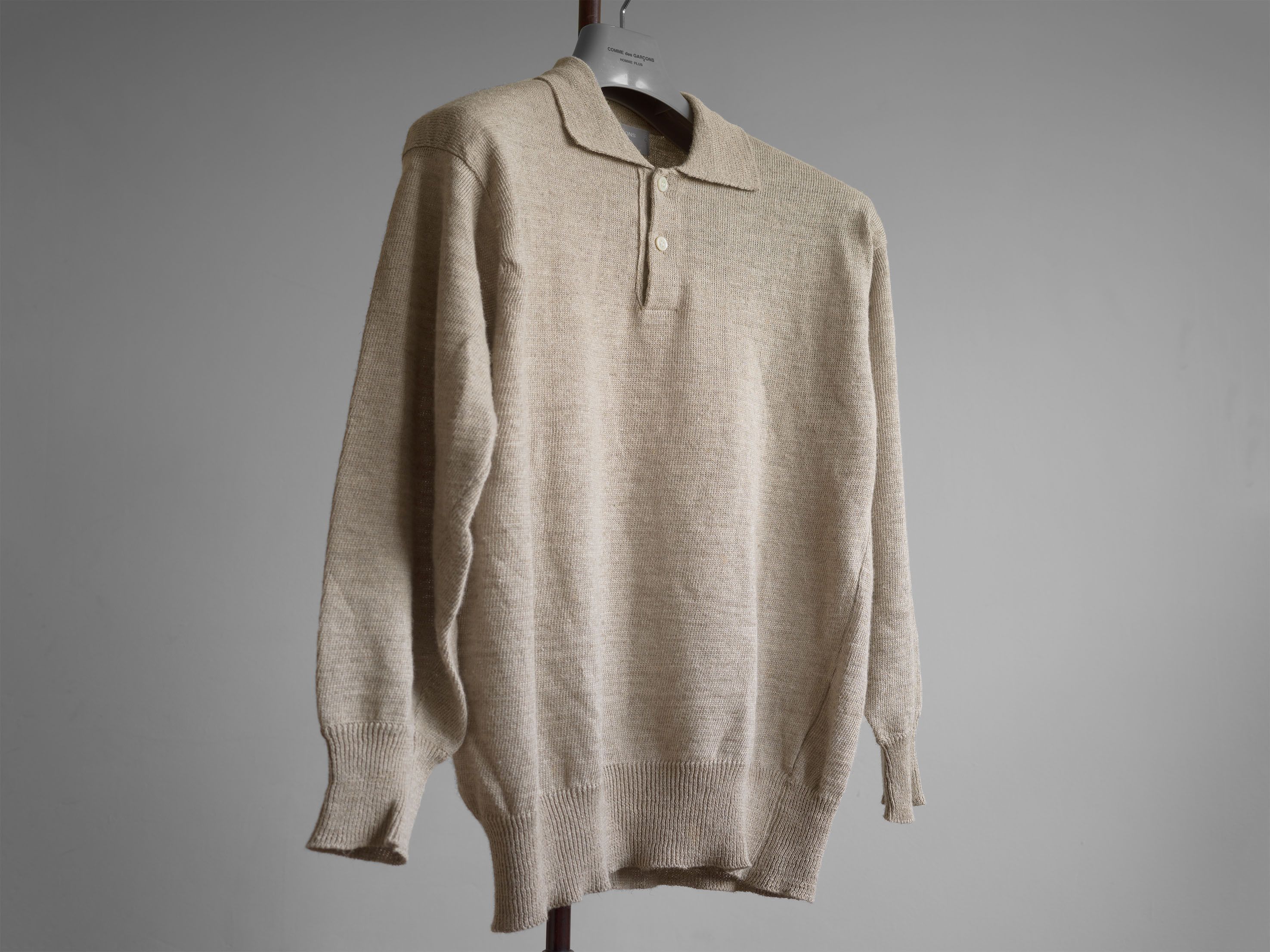 Comme des Garcons Homme PRE-1987 COMME des GARÇONS HOMME LINEN KNIT JUMPER Size US M / EU 48-50 / 2 - 2 Thumbnail