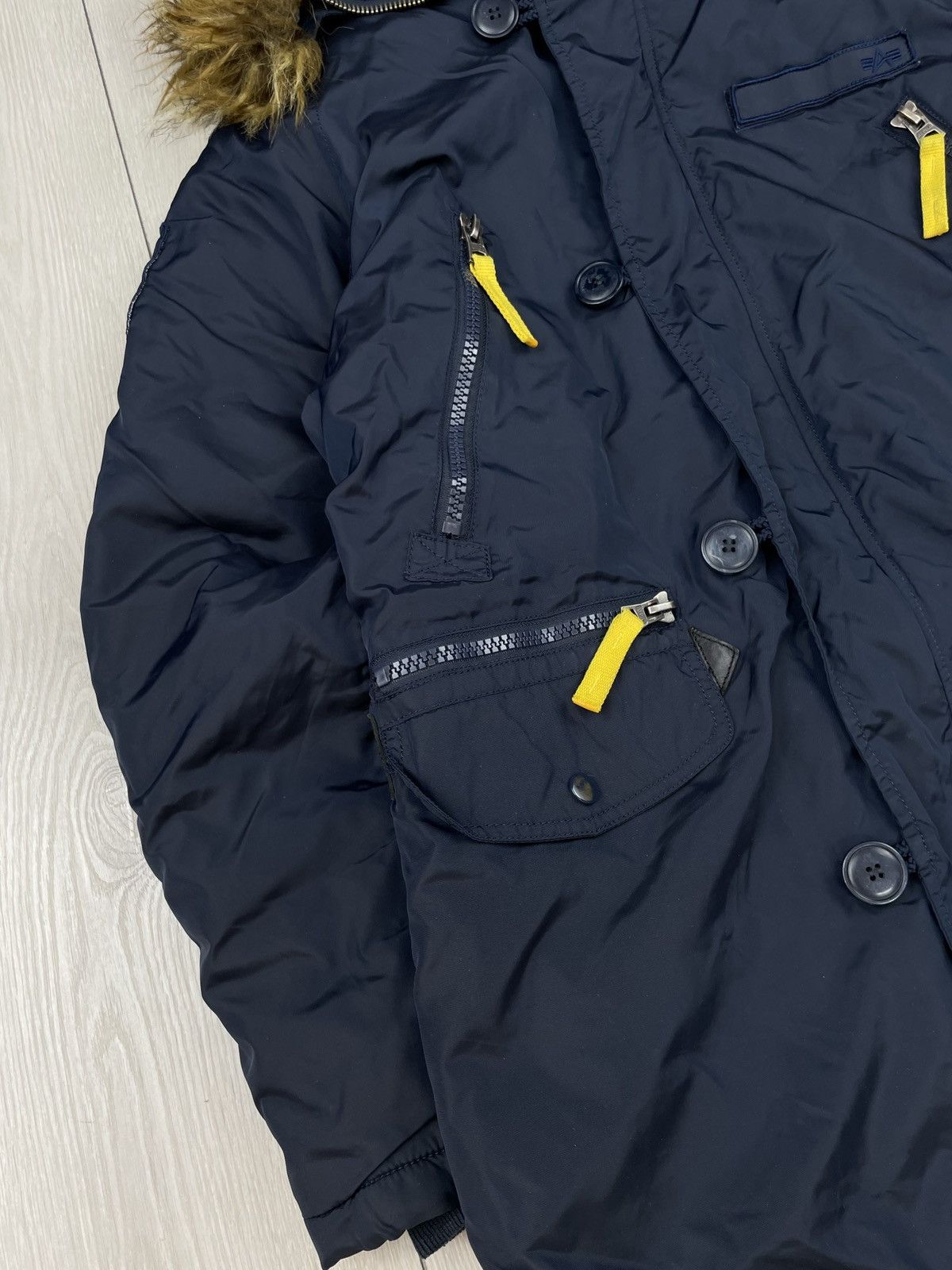 Alpha Industries Alpha Industrial Men’s N 2B Parka Jacket Navy Size M Size US M / EU 48-50 / 2 - 3 Thumbnail