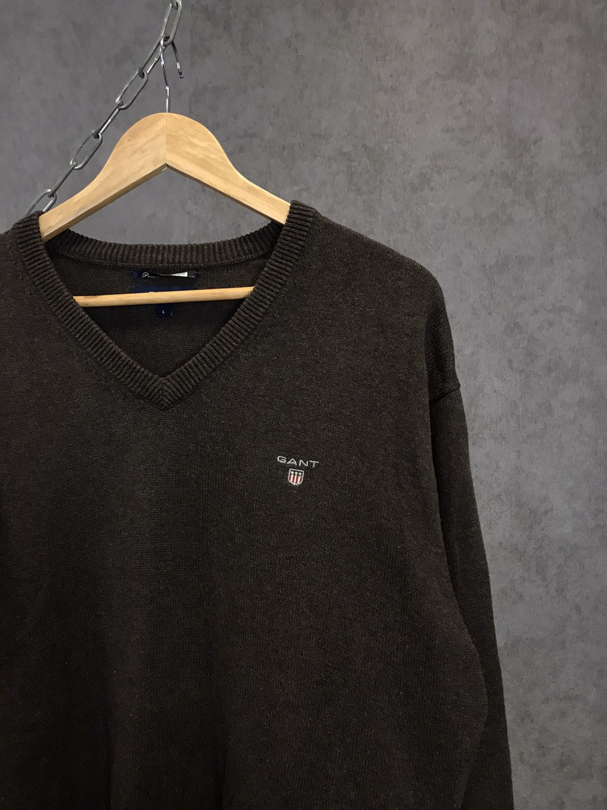 Gant Gant V Neck Sweater Size US L / EU 52-54 / 3 - 2 Thumbnail