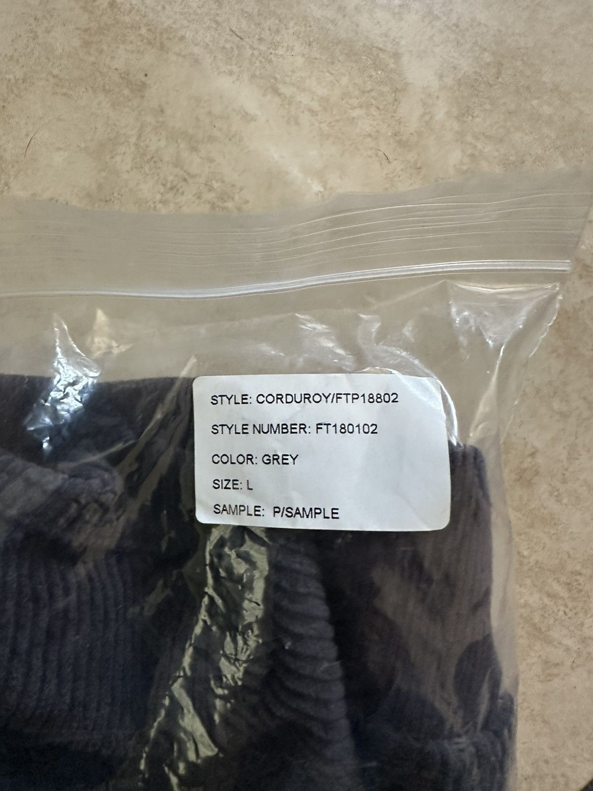 Other FTP Corduroy Old English Half Zip Jacket (Sample) Size US L / EU 52-54 / 3 - 8 Thumbnail