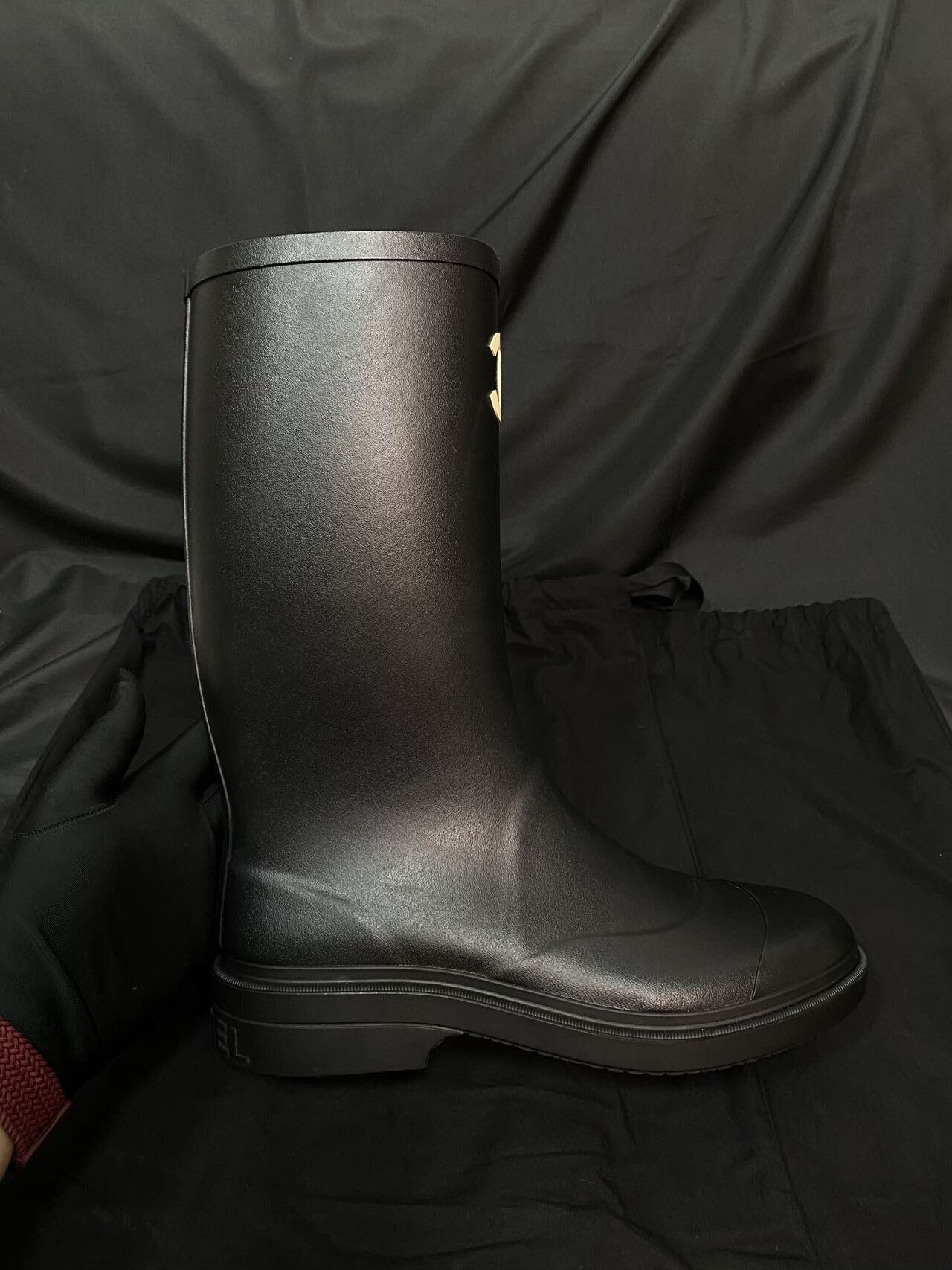 Chanel Chanel Rain Boots with Protective Coating. Size US 8 / IT 38 - 5 Thumbnail