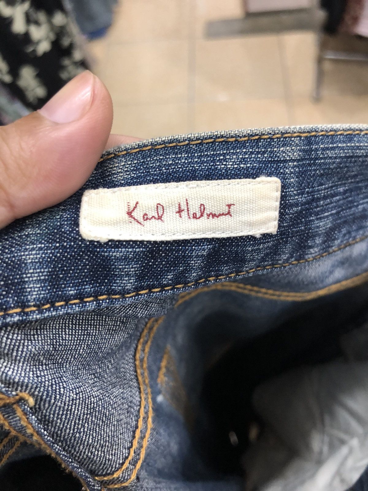 Japanese Brand × Karl Helmut Karl Helmut Patchwork Denim Size US 30 / EU 46 - 12 Thumbnail