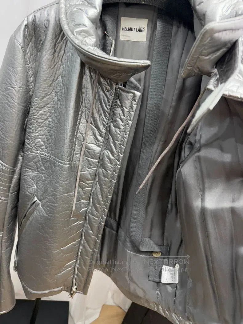Helmut Lang Helmut Lang Silver Spacesuit Jacket 1999AW. Size US M / EU 48-50 / 2 - 8 Thumbnail