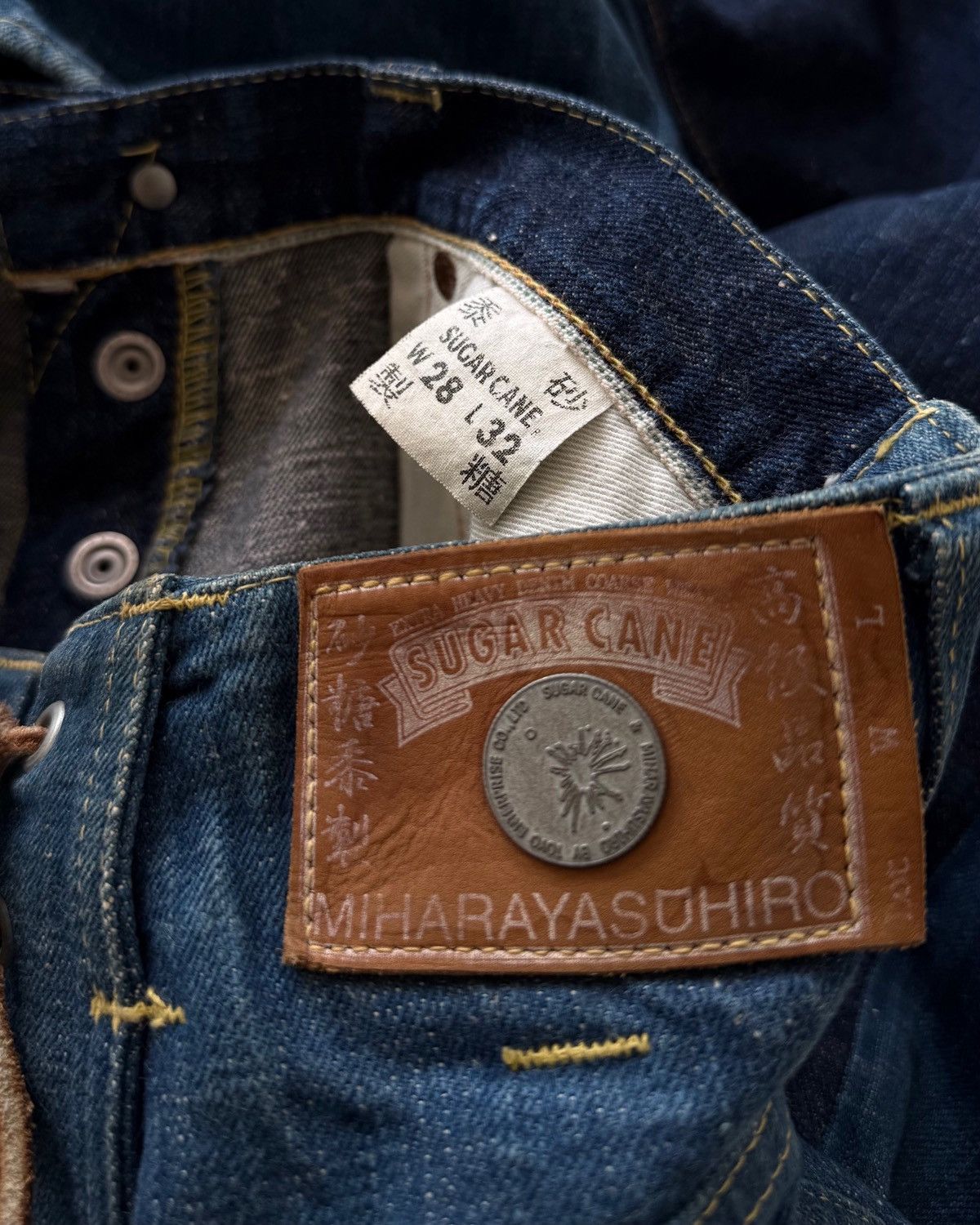 Maison MIHARA YASUHIRO MIHARAYASUHIRO x SUGARCANE BACK LACE-UP BOOTCUT JEANS Size US 28 / EU 44 - 9 Thumbnail