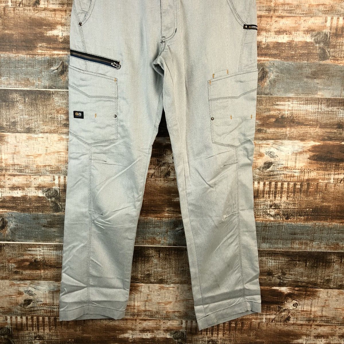 Japanese Brand G.Giround Cargo utility tactical Multipocket Pants #A2524 Size US 34 / EU 50 - 3 Thumbnail