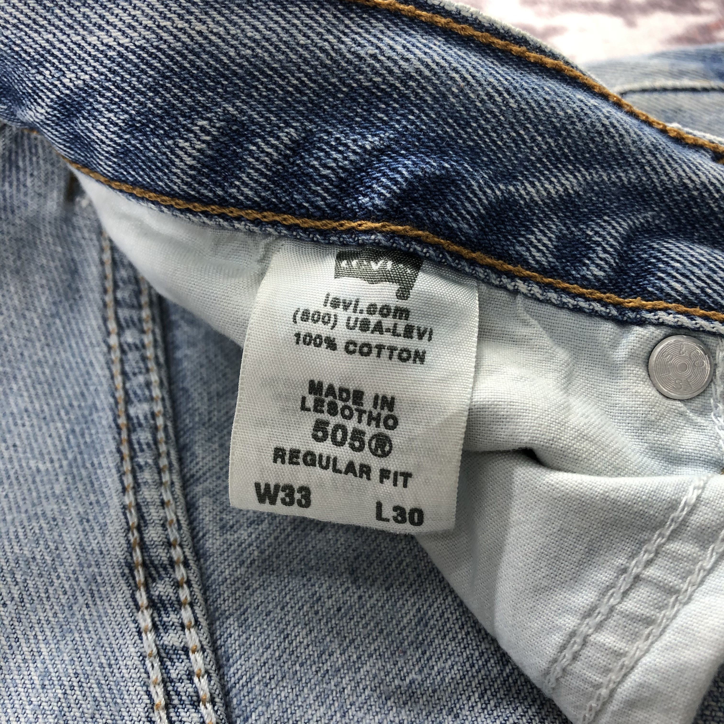 Levi's × Vintage Vintage Light Wash Levis 505 Jeans-JM2469 Size US 34 / EU 50 - 11 Thumbnail