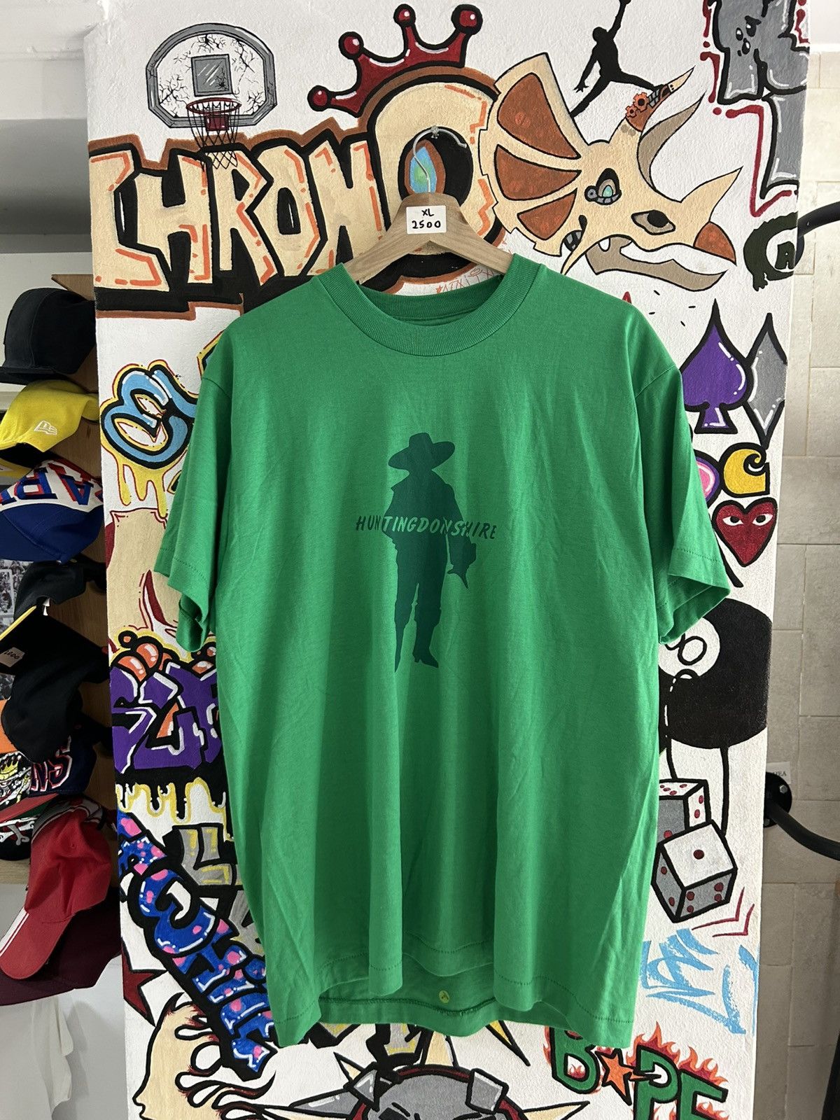 Vintage 80s Hunting Don Shire Tee Size US XL / EU 56 / 4 - 1 Thumbnail