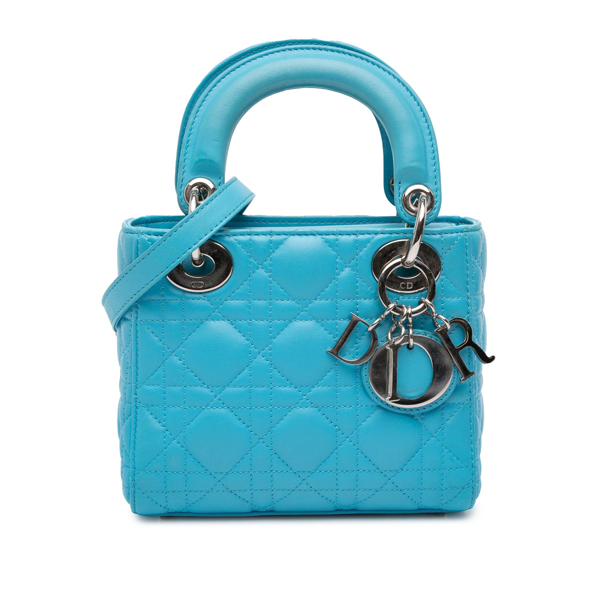 Dior Mini Lambskin Cannage Lady Dior Size ONE SIZE - 1 Thumbnail