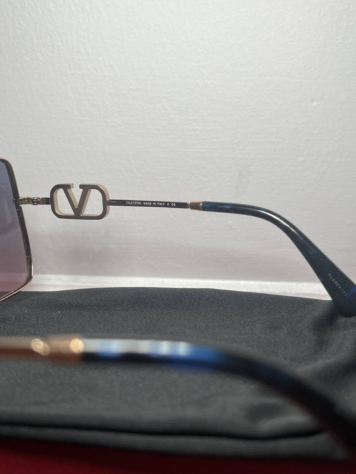 Valentino Valentino Square Sunglasses Luxottica Group Limited Edition Size ONE SIZE - 8 Thumbnail