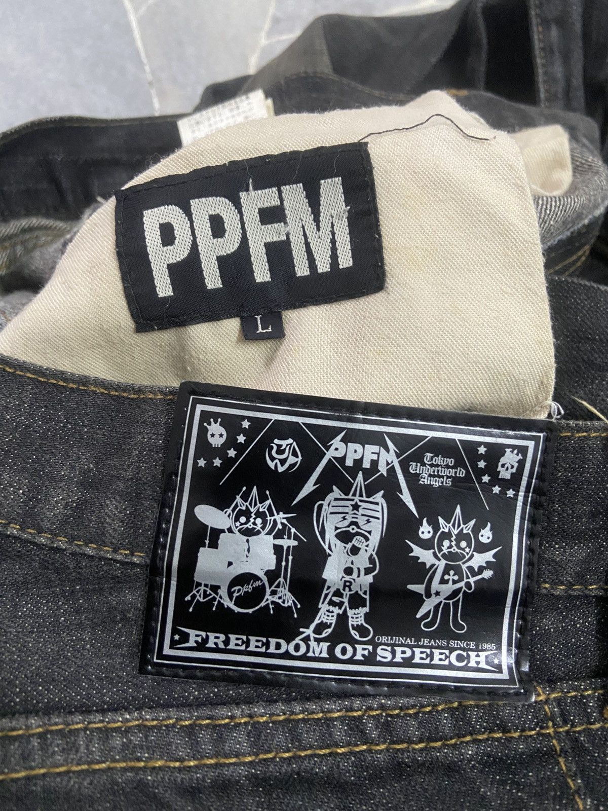 Japanese Brand Japanese Jeans Bondage Zipper PPFM Size US 33 - 8 Thumbnail