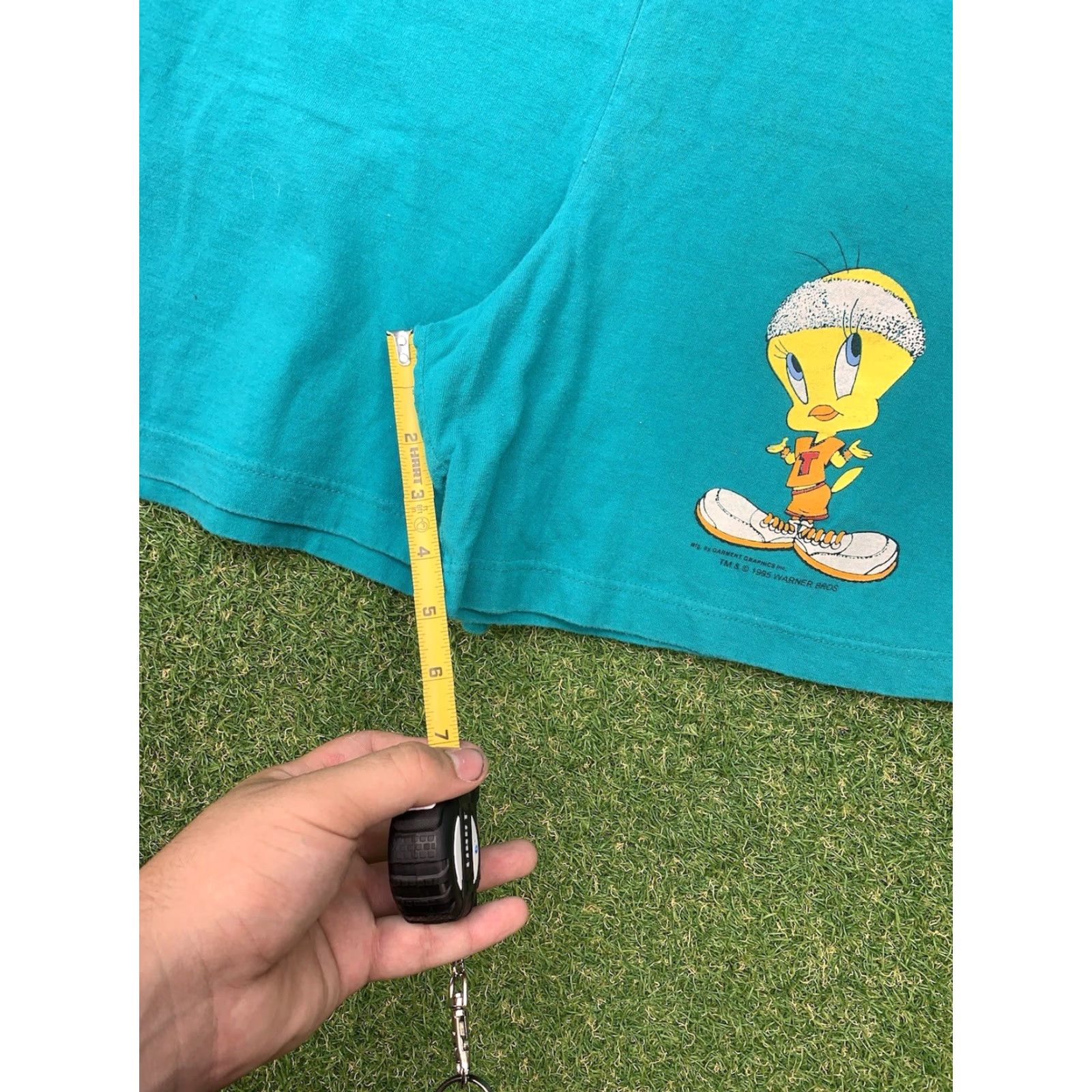 Vintage VINTAGE Tweety Bird Looney Tunes Shorts Womens 2XL CMG Stretch Lounge Comfort Size 40" / US 18 - 5 Thumbnail