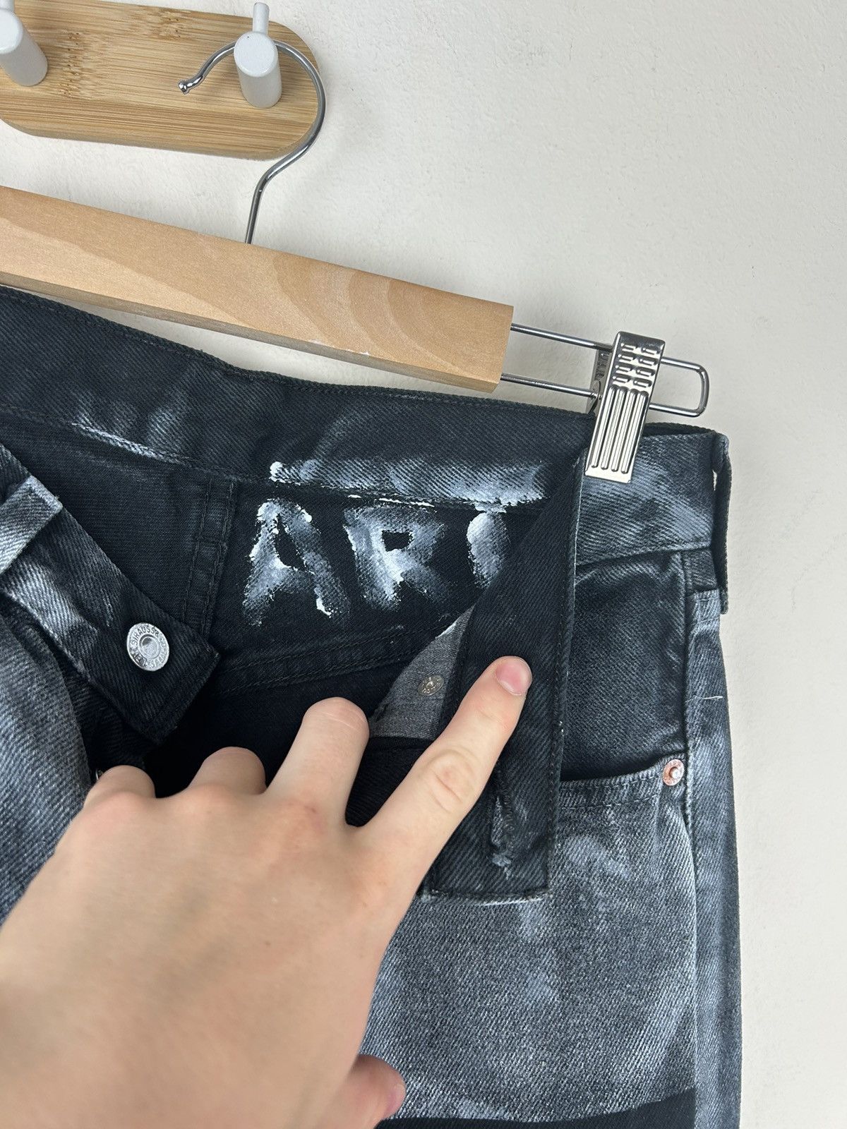 Levi's × Vintage Custom ART Margiela 90s Levi's Bootcut Jeans Size US 29 - 5 Thumbnail
