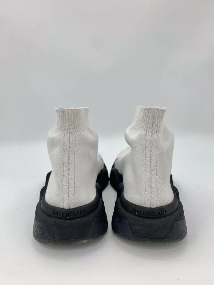 Balenciaga Balenciaga logo monogrammed intarsia black and white color- Size US 5 / EU 37 - 4 Thumbnail