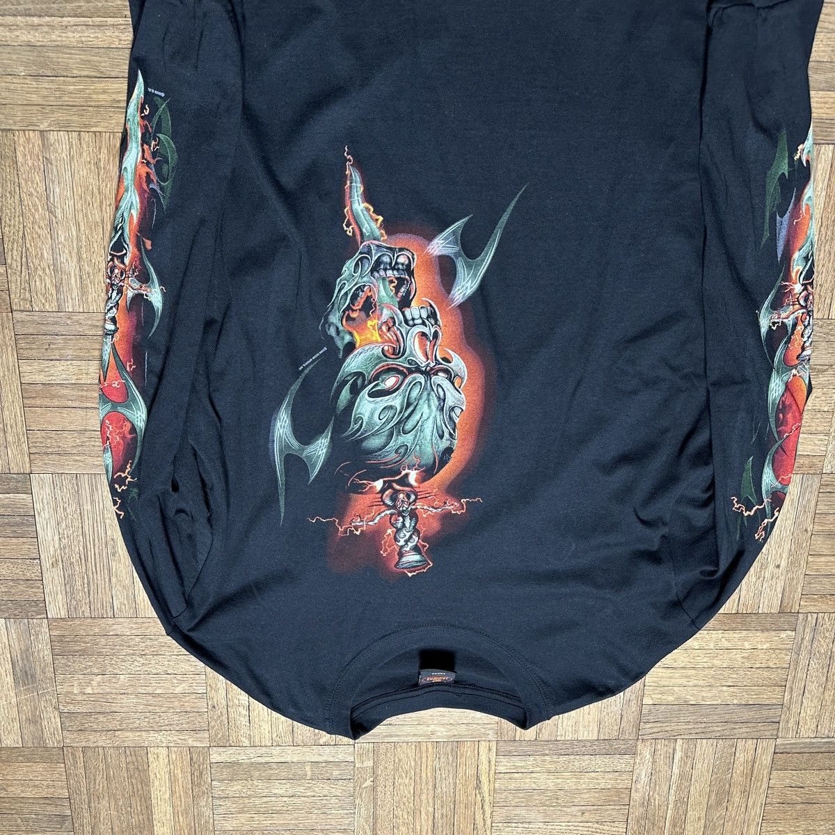 Other Hot Leathers Skull long sleeve tee Size US L / EU 52-54 / 3 - 3 Thumbnail