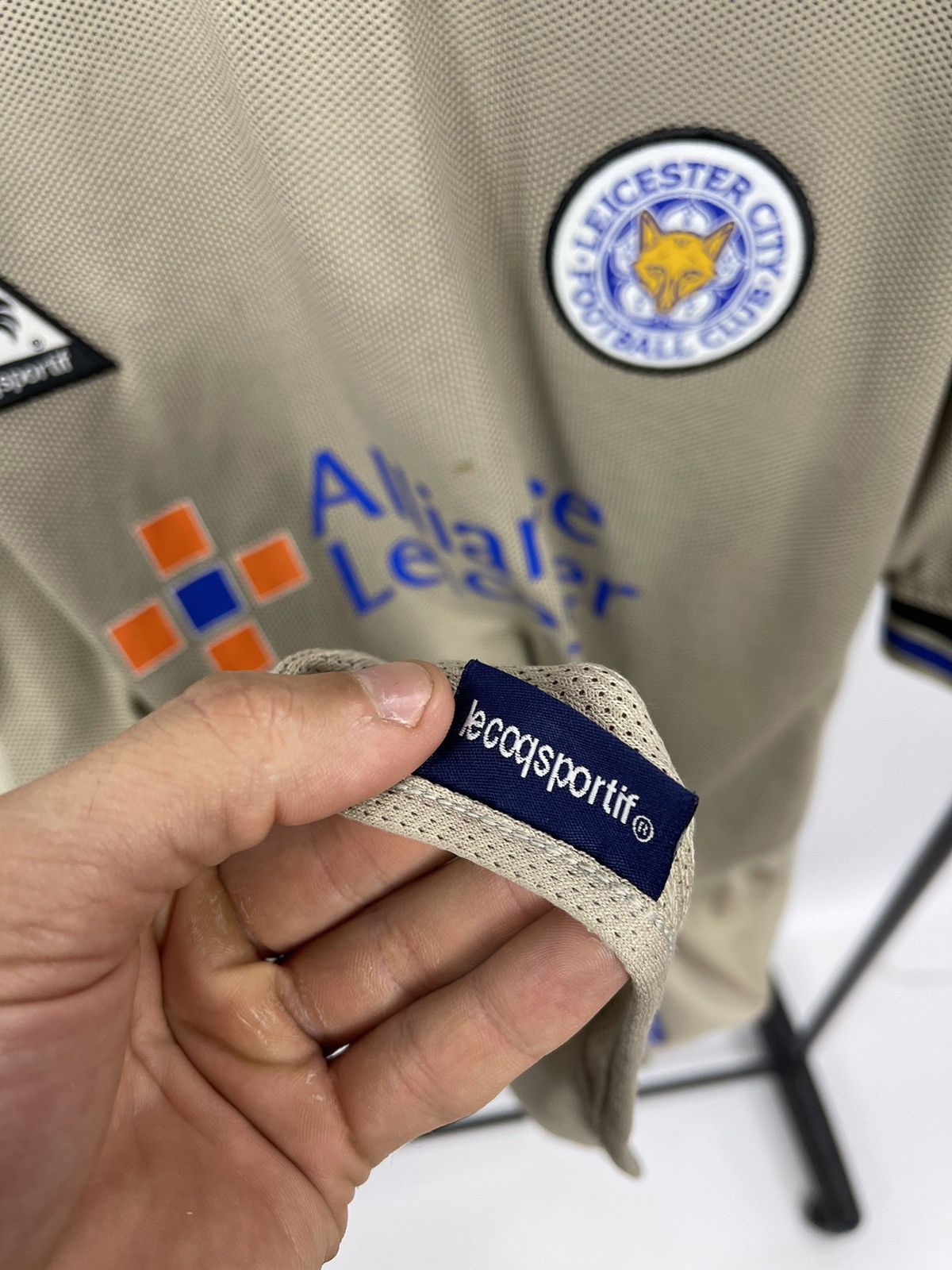 Le Coq Sportif Leicester City Away 2004 Soccer Le Coq Sportif Sz XL Size US XL / EU 56 / 4 - 7 Thumbnail