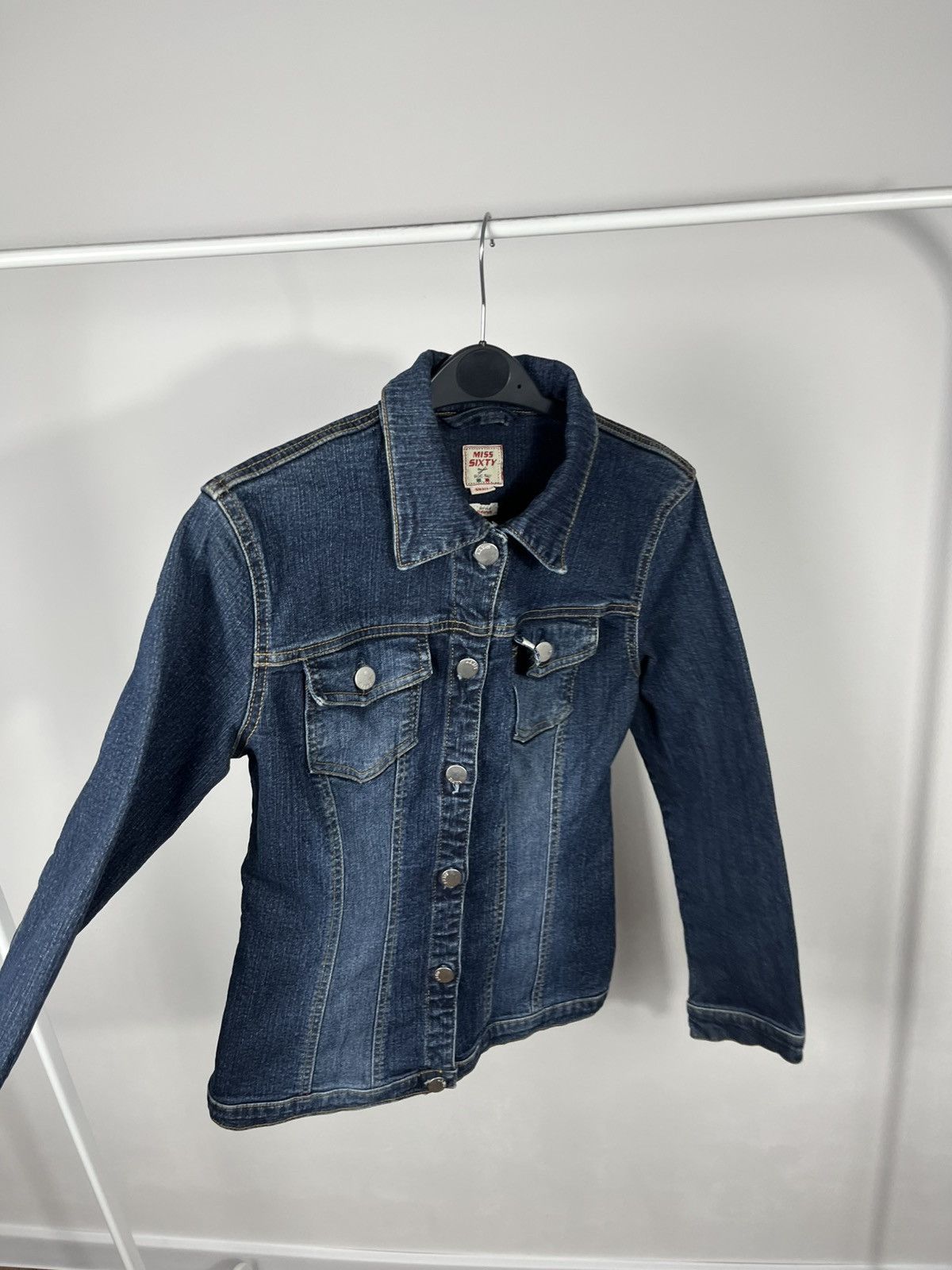 Miss Sixty Miss Sixty Vintage Denim Jacket Women’s Blue Small Size S / US 4 / IT 40 - 7 Thumbnail