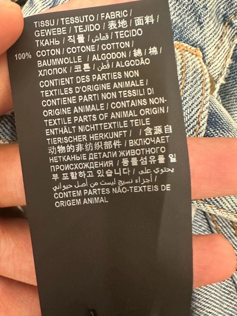Saint Laurent Paris Saint Laurent Paris One-knee knife cuts blue jeans Size US 30 / EU 46 - 7 Thumbnail