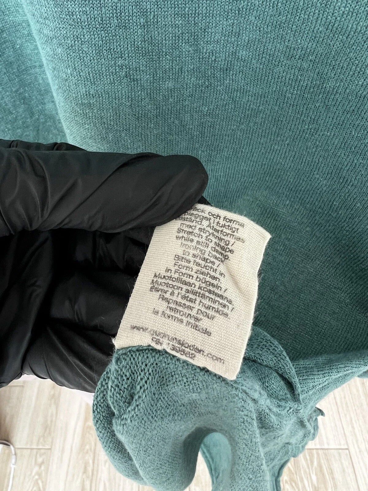 Gudrun Sjoden Gudrun Sjoden Linen Long Sweater Womens Size L Turquoise Size L / US 10 / IT 46 - 10 Thumbnail