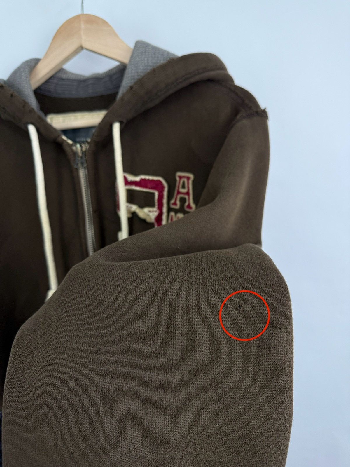 Abercrombie & Fitch 🇺🇸 Y2K Abercrombie Fitch Distressed Hoodie Opium Style Rare Size US M / EU 48-50 / 2 - 13 Thumbnail