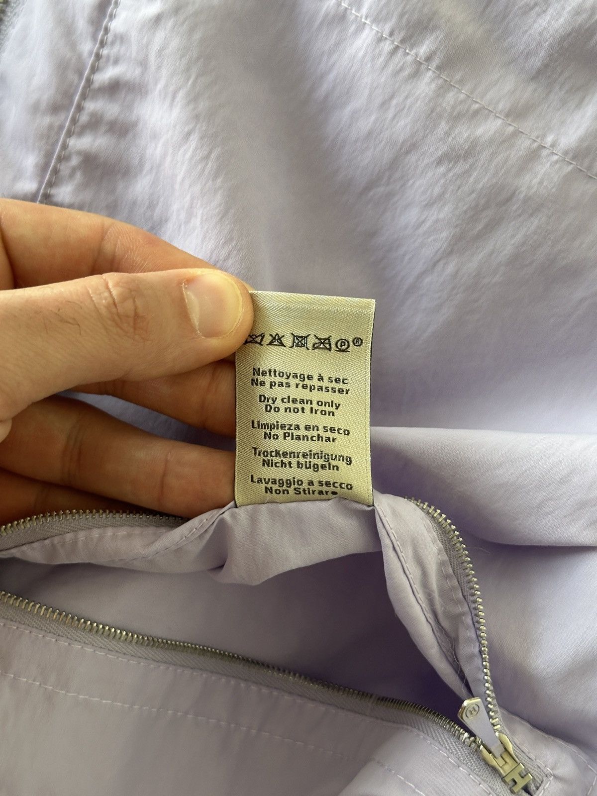 Hermes $4,800 SS23 Mens Purple Parachute Style Windbreaker Jacket Size US M / EU 48-50 / 2 - 16 Thumbnail