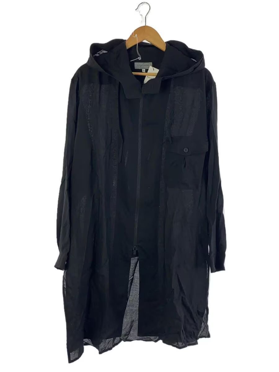 Yohji Yamamoto Hooded Zip Up Shirt Coat Size US M / EU 48-50 / 2 - 1 Thumbnail