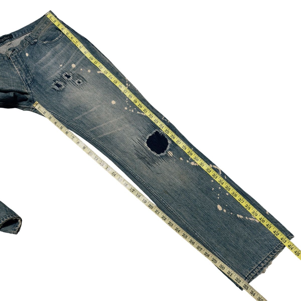 Japanese Brand Zerosail Denim Grunge Jeans Number Nine Size US 33 - 16 Thumbnail