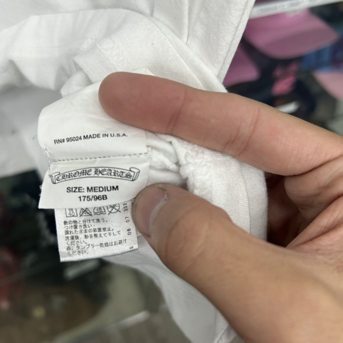 Chrome Hearts Chrome Heart Flooded Tee Sz M Size US M / EU 48-50 / 2 - 5 Thumbnail