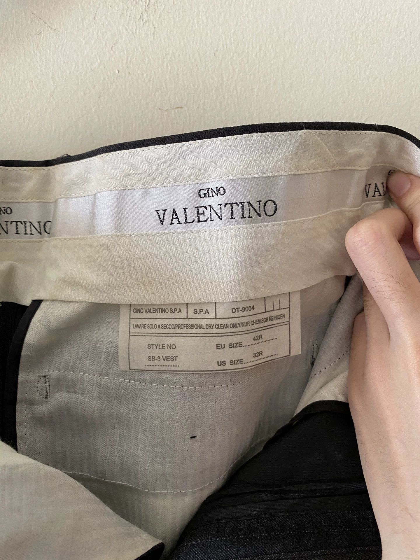 Valentino Vintage Valentino Wide-Leg Trousers & Vest Set 42 Size 42R - 3 Thumbnail