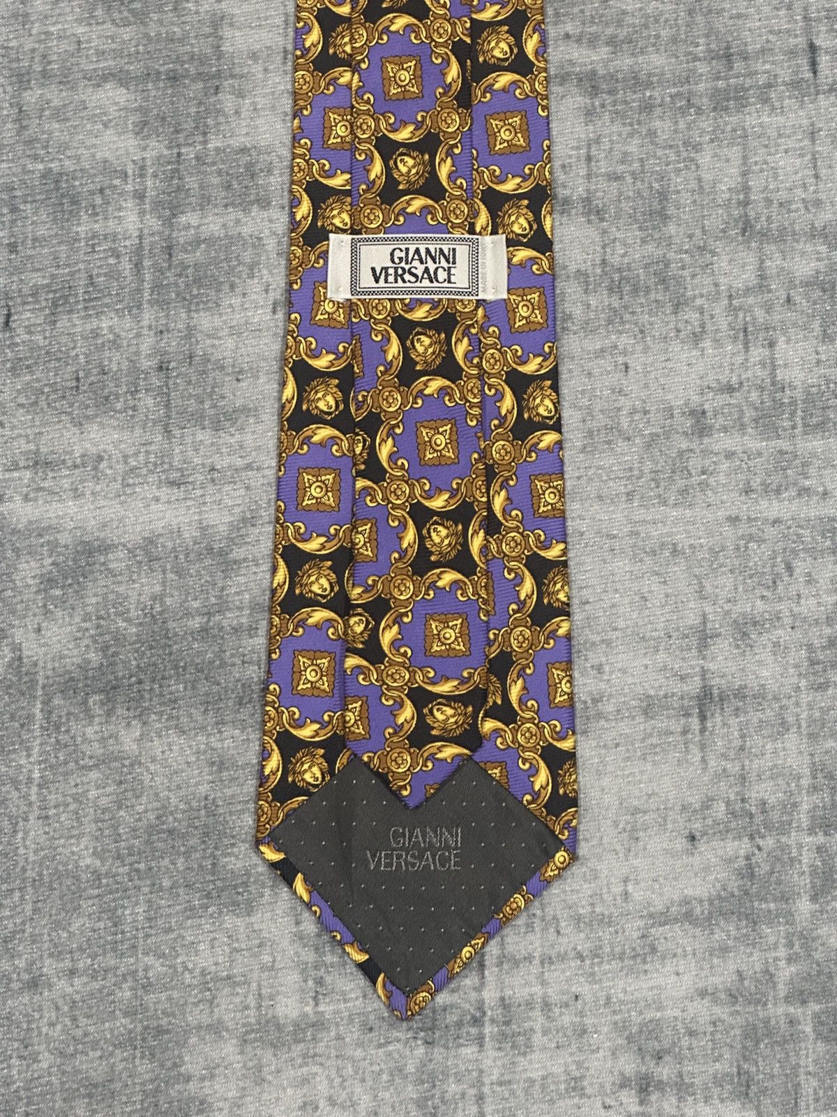 Versace Gianni Versace Silk Tie Size ONE SIZE - 6 Thumbnail