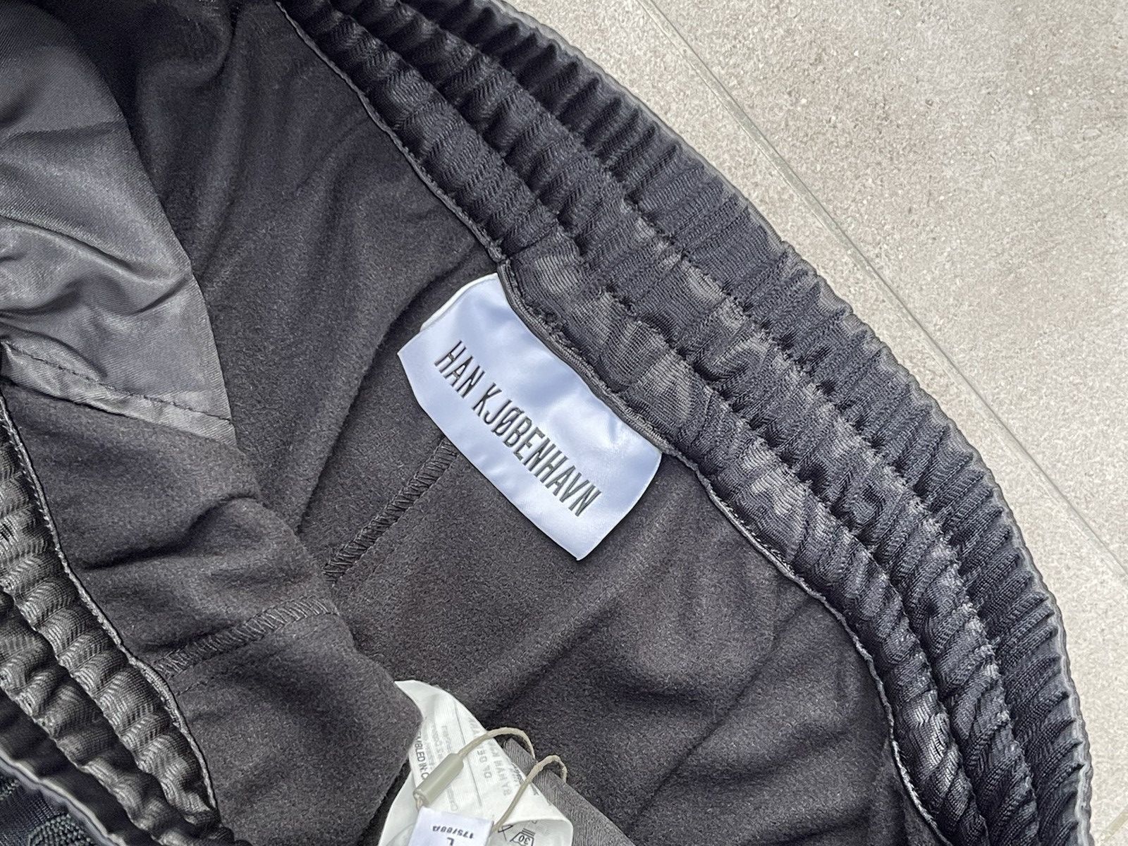 Han Kjobenhavn SS23 !DSWT! Han Kjobenhavn Oversized Loose Black Track Pants Size US 34 / EU 50 - 21 Thumbnail