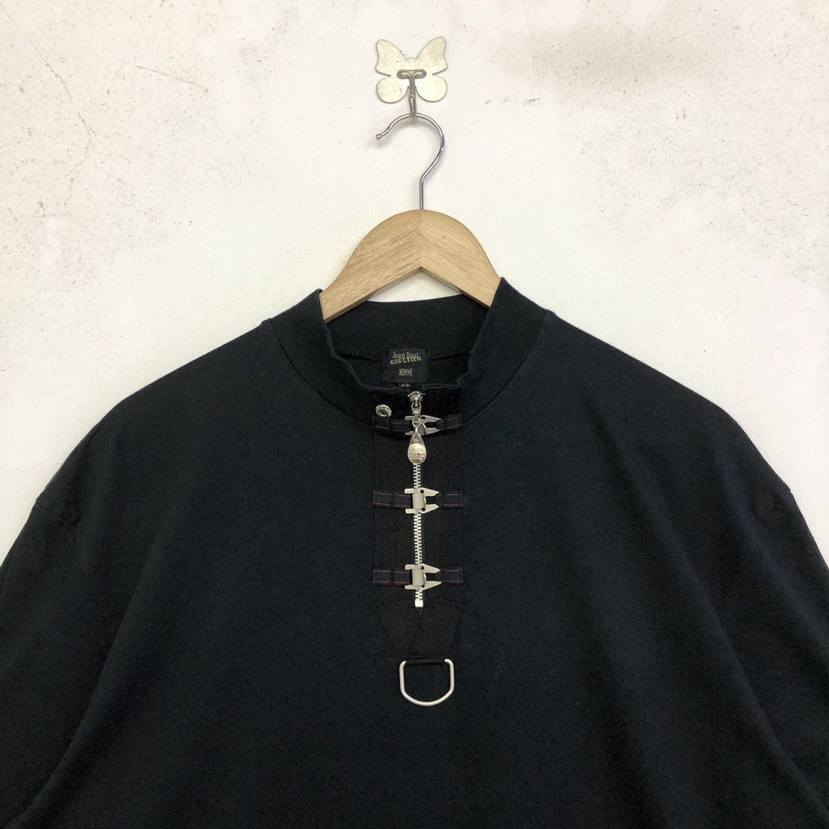 Jean Paul Gaultier Jean Paul Gaultier Homme Hook Gothic Tshirt Size US M / EU 48-50 / 2 - 2 Thumbnail
