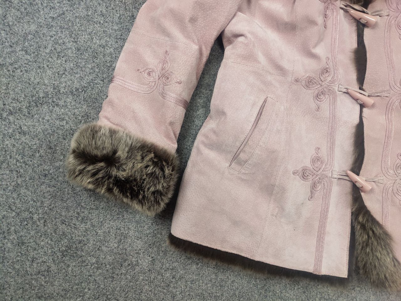 Hysteric Glamour Vintage Pink Hysteric Y2K leather sheepskin coat fur LGB Size XXL / US 16-18 / IT 52-54 - 4 Thumbnail