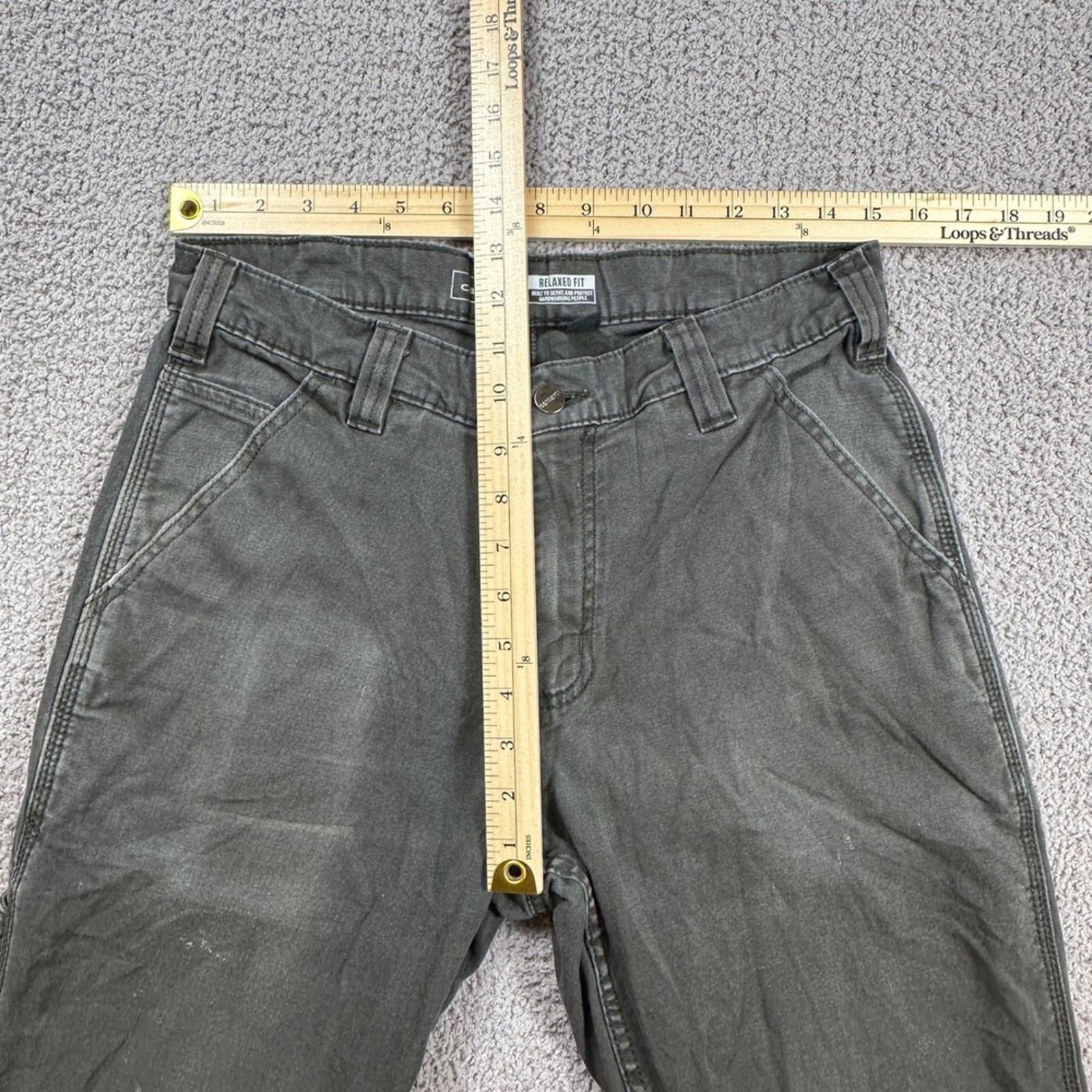 Carhartt Carhartt Relaxed Fit Work Pants Men's 32x32 Gray Canvas Size US 32 / EU 48 - 3 Thumbnail
