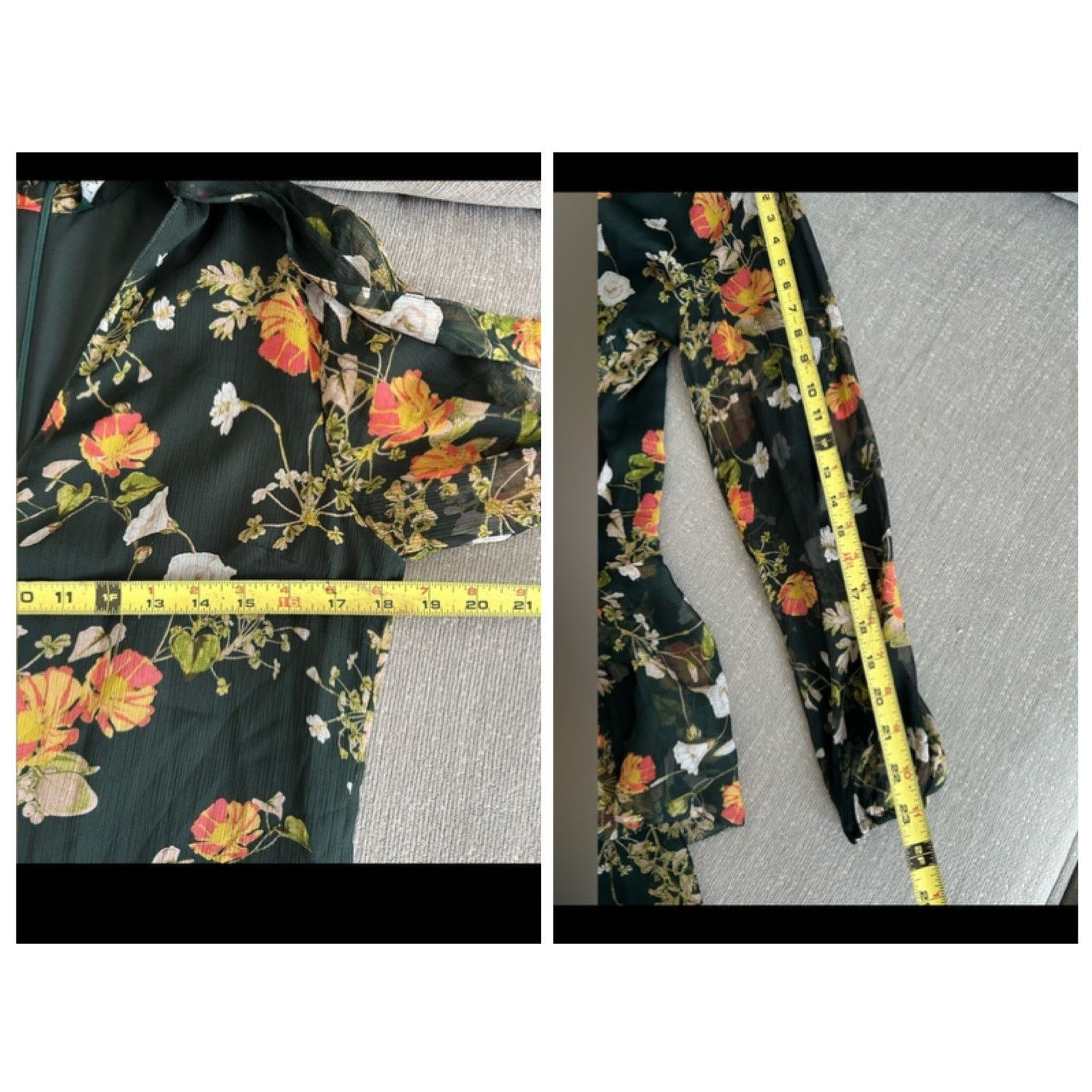 Ralph Lauren Lauren Ralph Lauren Floral Georgette Ruffles Dress Size 4 Size S / US 4 / IT 40 - 14 Thumbnail