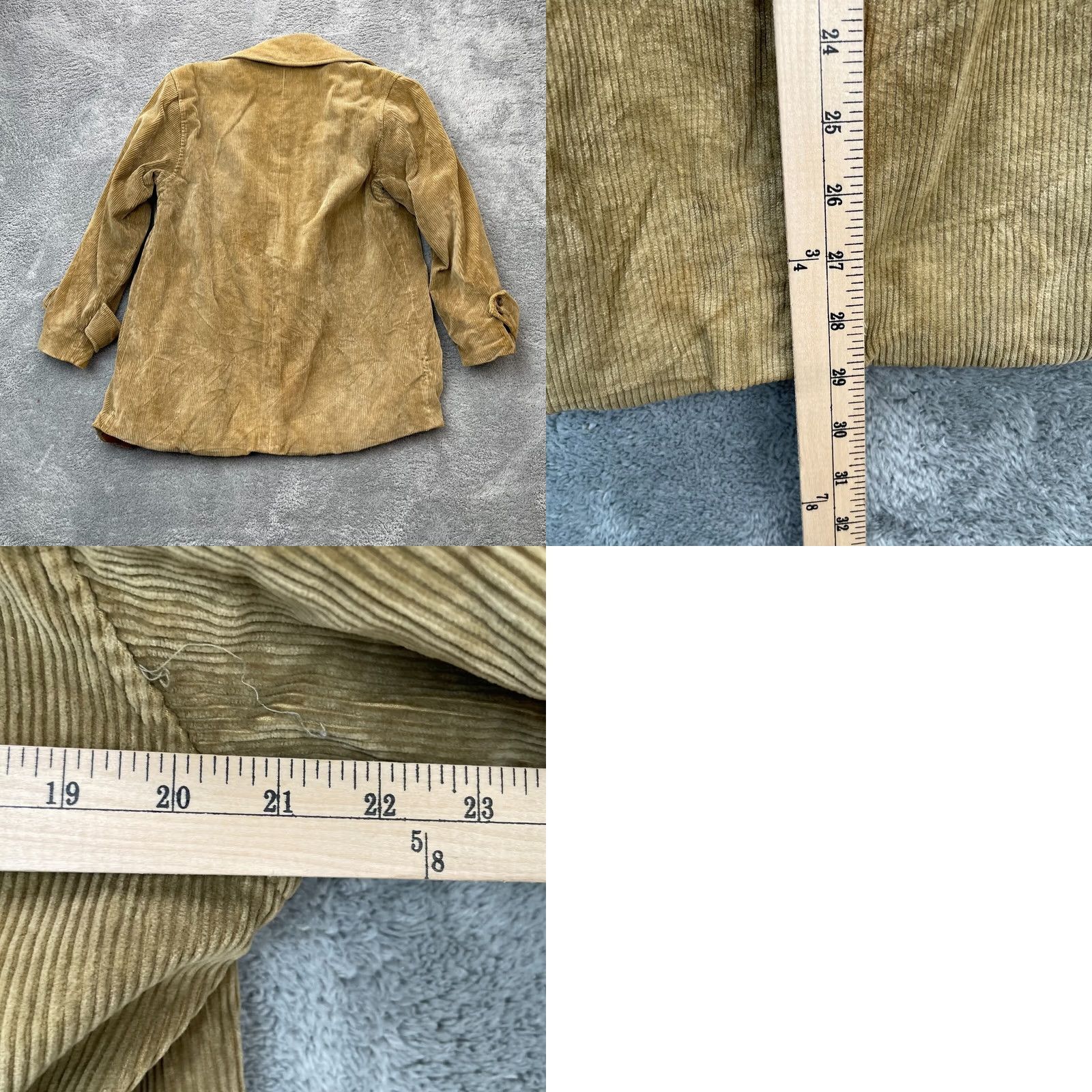 Calvin Klein VINTAGE Calvin Klein Jacket Mens Medium Brown Corduroy Coat Lined Buttons 90s Casual Regular Mens Size US M / EU 48-50 / 2 - 8 Thumbnail