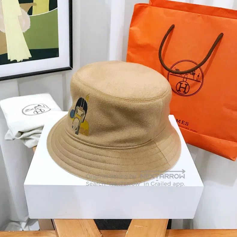 Hermes Hermes size 58 Beige Fisherman Hat, 100% Cashmere, Mechanic Size ONE SIZE - 2 Thumbnail