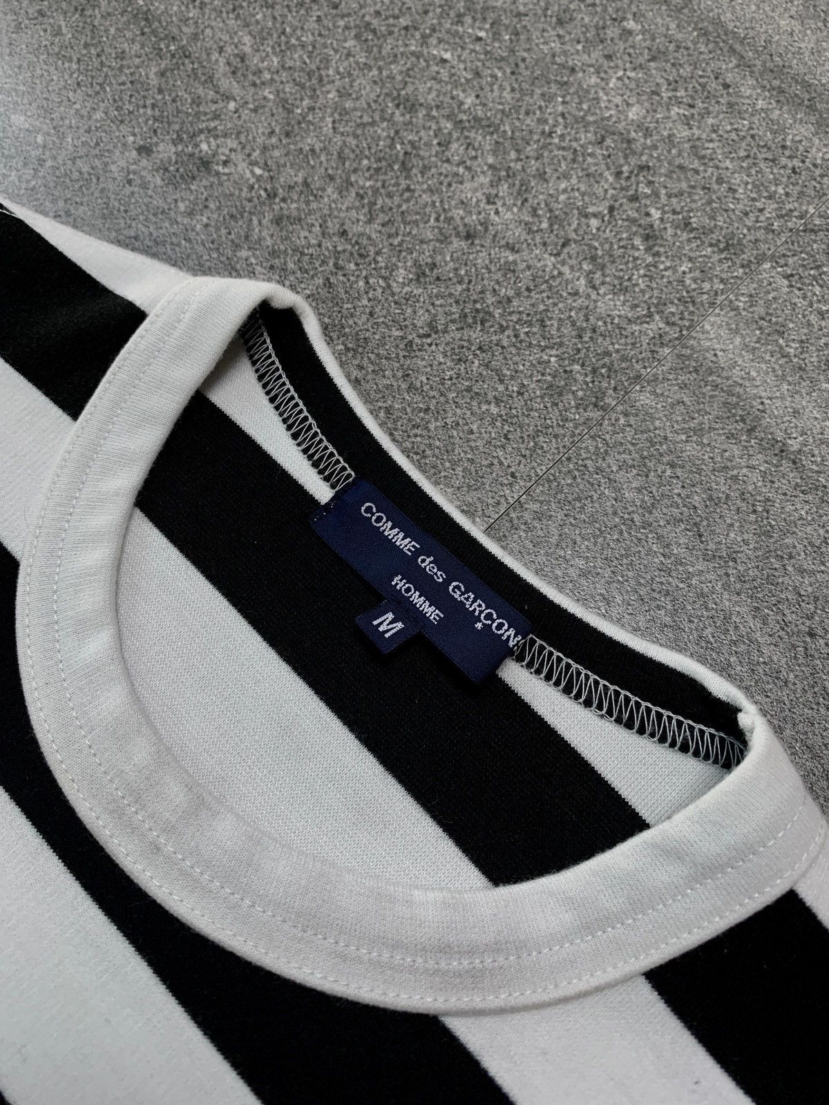 Comme des Garcons Homme Multi Striped Long Sleeve tee - Medium Size US M / EU 48-50 / 2 - 5 Thumbnail