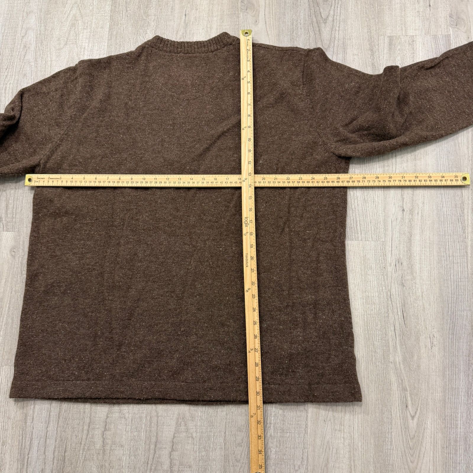 Vintage Woolrich Lambs Wool Sweater Mens 2XL Brown Wood Heather Size US XXL / EU 58 / 5 - 8 Thumbnail