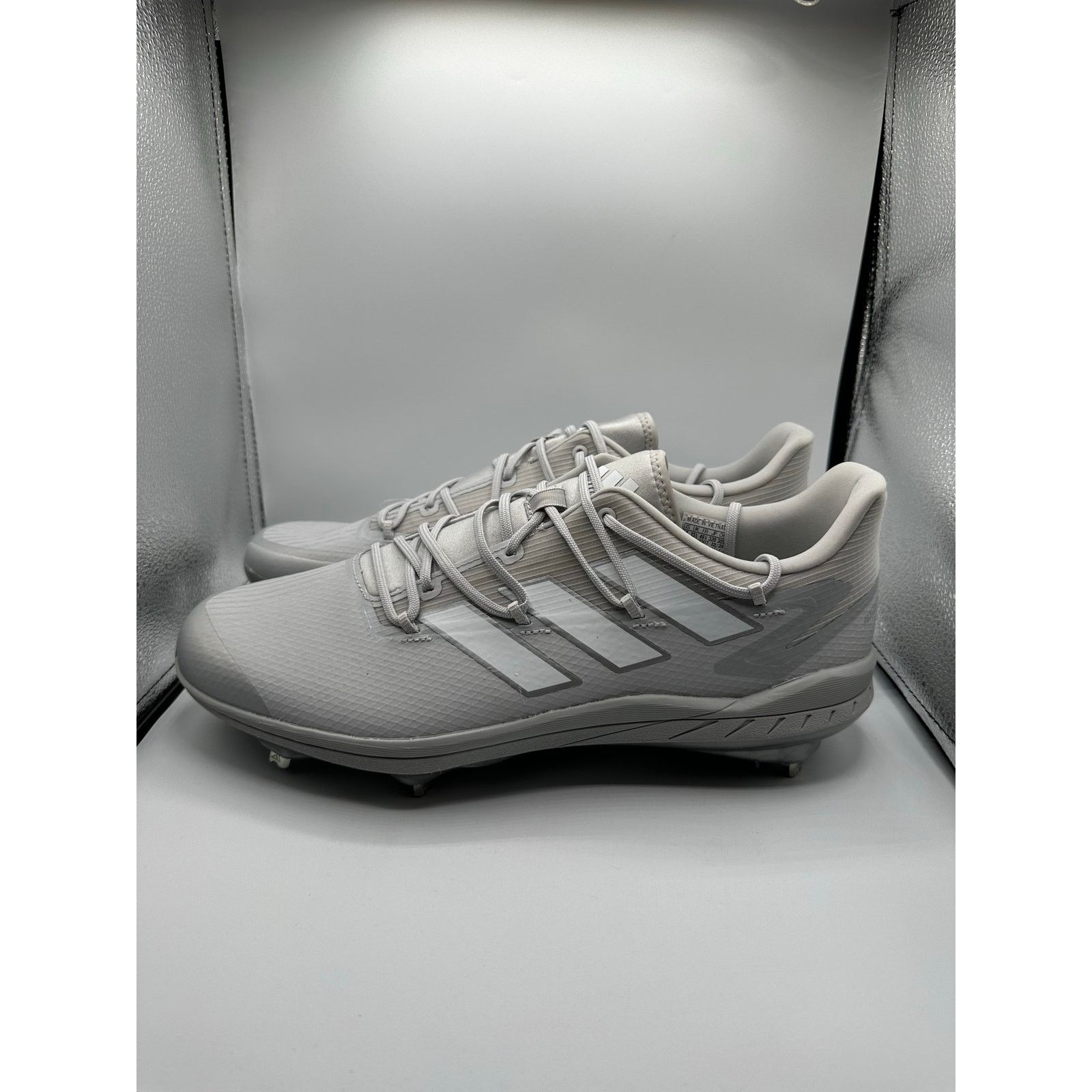 Adidas Adidas Adizero Afterburner 8 “Light Grey” size 14 men’s Size US 14 / EU 47 - 1 Thumbnail